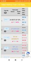 1 Schermata Indian Railway Train Live Status Full Enquiry