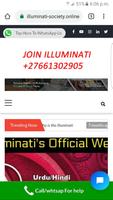 Join Illuminati society 4 money fame +27661302905 Affiche