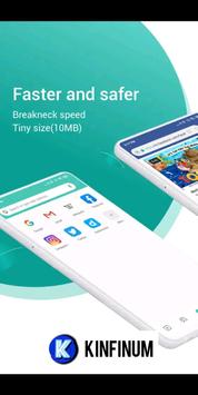 Kinfinum Browser: Fast, safe, web browser poster