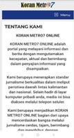 برنامه‌نما Koran Metro7 عکس از صفحه