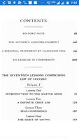 Law of Success by Napoleon Hill تصوير الشاشة 1