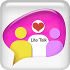 Lite Talk   Free  Messenger Live icône