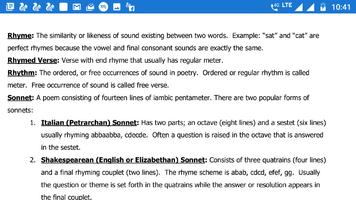Literary Terms Definitions and Examples captura de pantalla 1