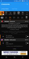 Livescores screenshot 1