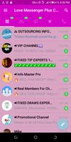 Love Messenger Plus Call captura de pantalla 2