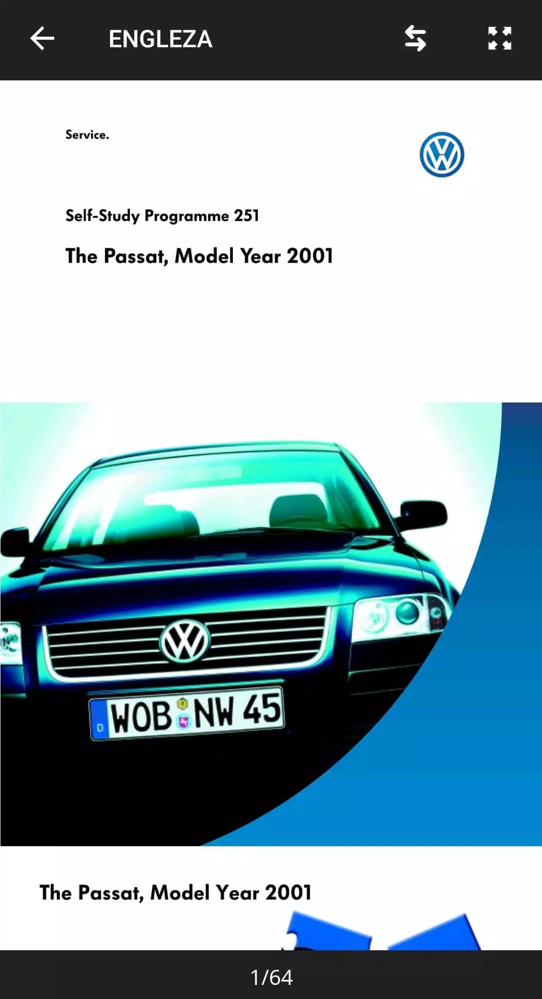 Manual VW Passat B5- B5.5 RO EN APK for Android Download