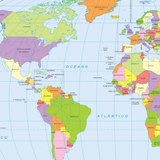 Mapa mundi 2023 icône