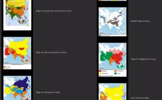 World Map countries and cities imagem de tela 4