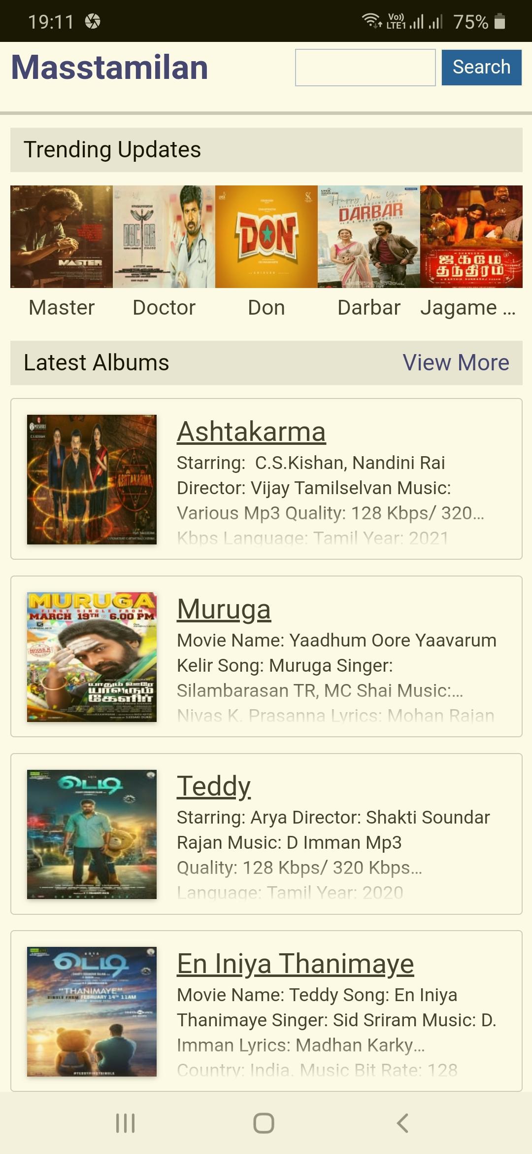 Android İndirme için Masstamilan HQ Tamil Mp3 Songs Free Download APK