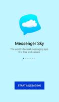 Messenger Sky – Text and Video Chat for Free Affiche