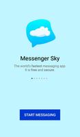 Messenger Sky – Text and Video Chat for Free الملصق