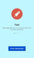 Messenger Sky – Text and Video Chat for Free تصوير الشاشة 1