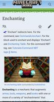 Minecraft Wiki syot layar 2