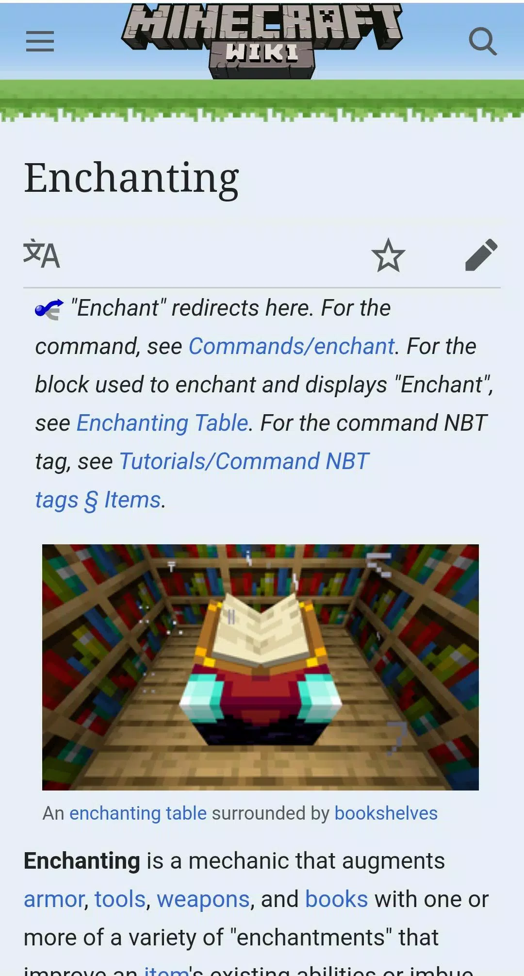 Enchanting – Minecraft Wiki