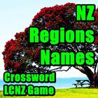 New Zealand Regions Names LCNZ NZ Crossword Game ícone