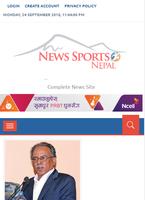 News Sports Nepal Affiche