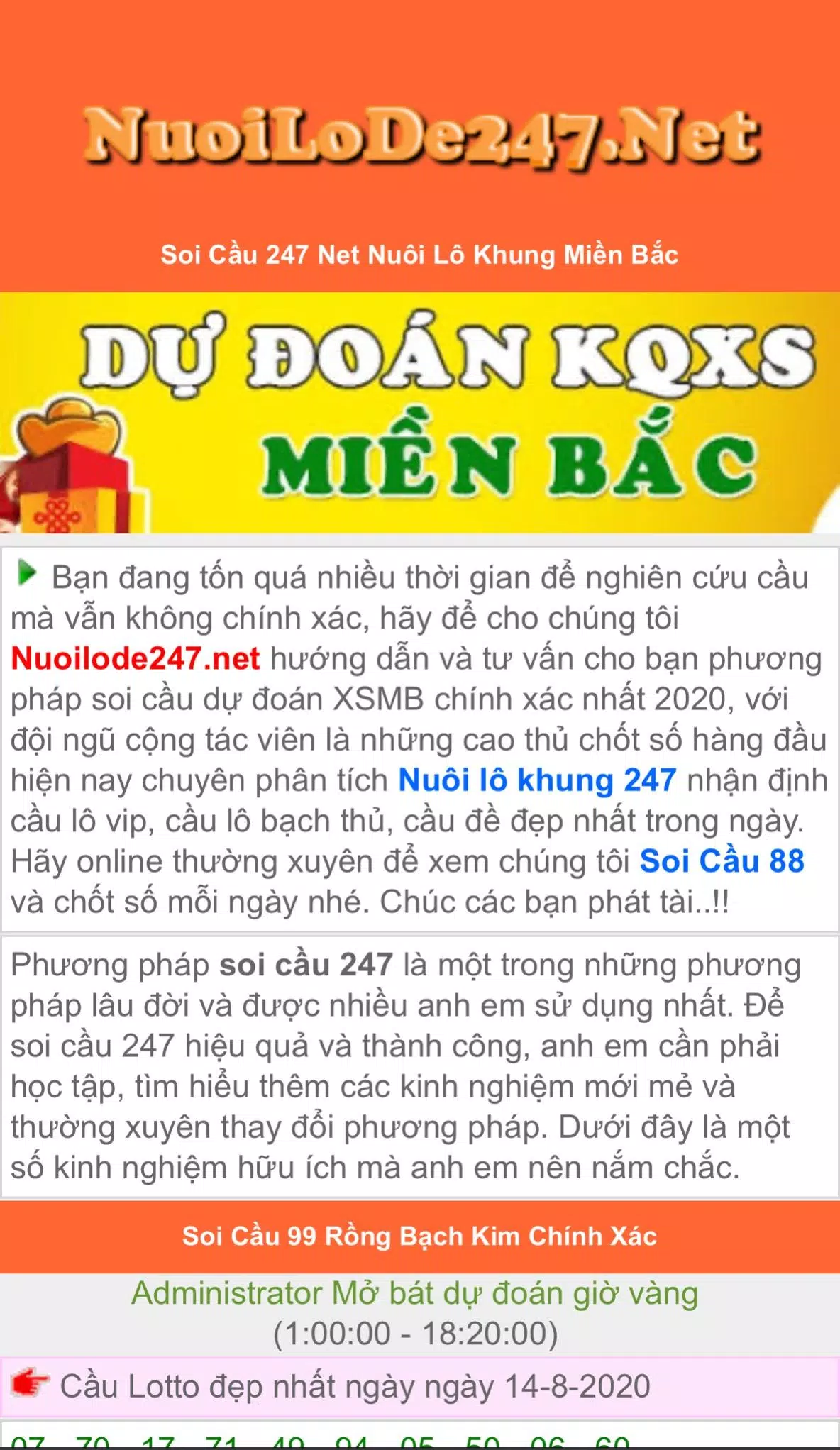 Soi cầu lô đề miền bắc hôm nay - Nuôi lô đề 247 APK للاندرويد تنزيل