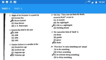 MCQ's. & Answers of Eng.Literature & Gen. English تصوير الشاشة 1