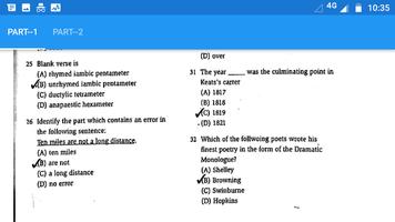 MCQ's. & Answers of Eng.Literature & Gen. English تصوير الشاشة 3
