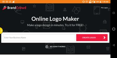 Online Logo Maker 2019 Affiche