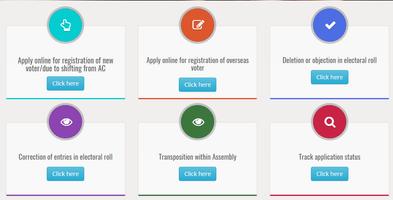 Online Voter App NVSP imagem de tela 2