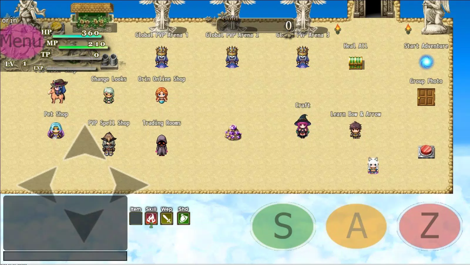 How to make android rpg maker game fullscreen landscape?