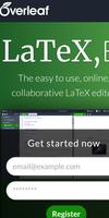 Overleaf - The Latex Editor Affiche