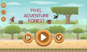 Pixel Forest Adventure Pro Affiche