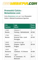 Pronostici Calcio Betwebstar Affiche