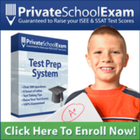 Private School Exam isee test prep icône