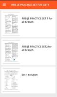 RRB JE PRACTICE SET ภาพหน้าจอ 1