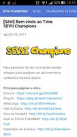 SEVII Champions plakat