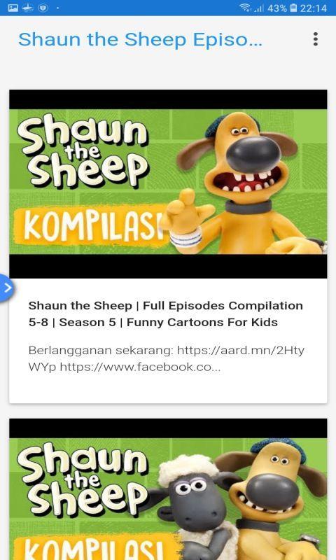 Shaun the Sheep Episodes Videos APK pour Android Télécharger