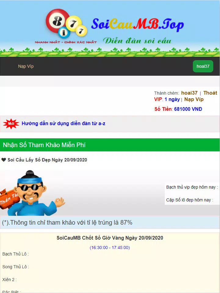 Soi Cầu Bạch Thủ Lô Đề - XSMB - Nuôi lô MB APK for Android Download