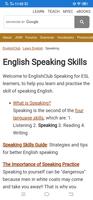 Speaking Skills Learn English poster