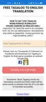 TagalogToEnglish AI Translator screenshot 2