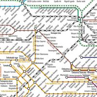 Poster Tokyo Metro Map