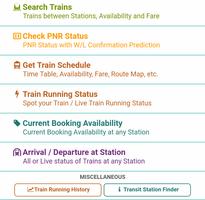 Train search new version  live status plakat