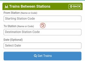 Train search new version  live status ảnh chụp màn hình 1