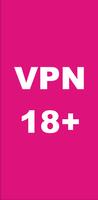 VPN 18+ الملصق