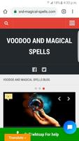 Voodoo and magical spells that works to solve Affiche