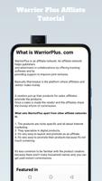 Warrior Plus Affliate Tutorial capture d'écran 2