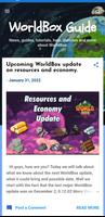 Guide For WorldBox In English Poster