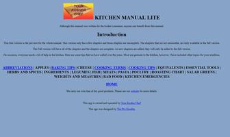 Poster Kosher Chef Kitchen Manual Lte