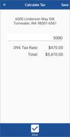 WA Sales Tax Rate Lookup syot layar 2