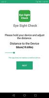 Eye Site Checker with Simple Eye Site Test plakat