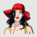 Cute Girls for WA - Sticker APK