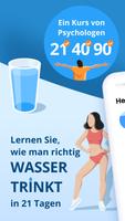 Wasser Tracker PRO. Erinnerung Plakat