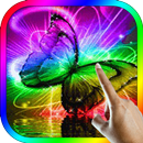 Butterfly Color Live Wallpaper Rainbow Theme APK