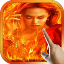 Queen of Fire Live Wallpaper Fire Blast Theme APK